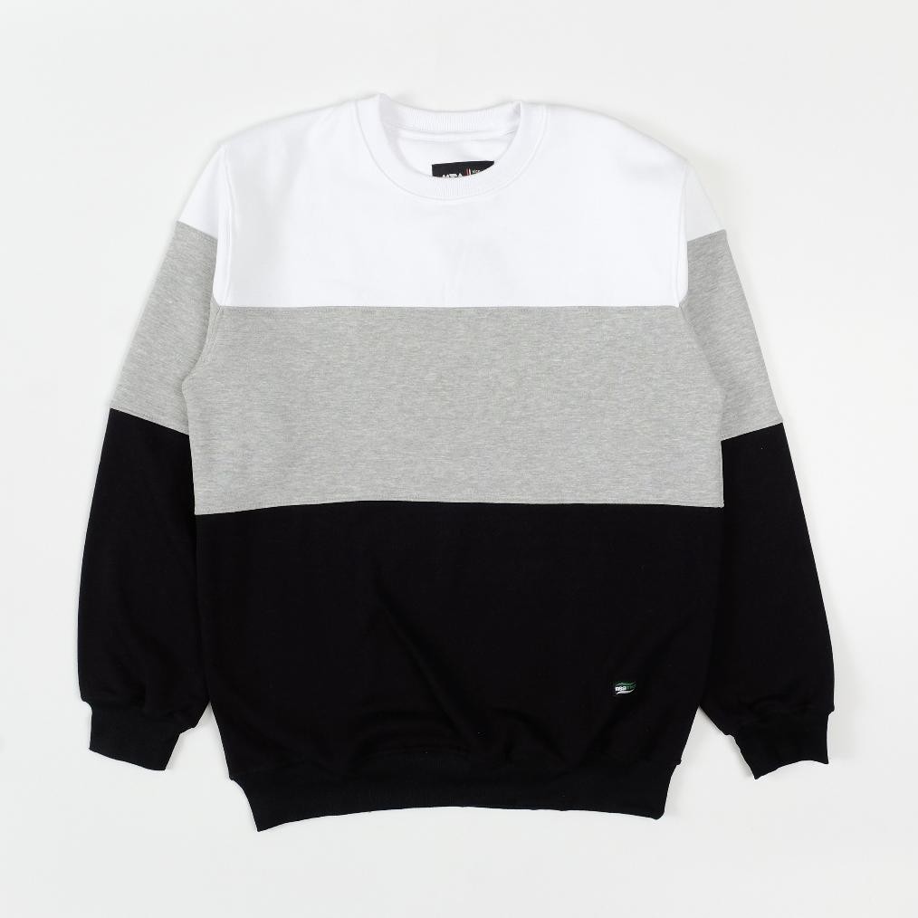 Sweater Kaos Pria Nsa Ind Three Colour Block Ey Wanita