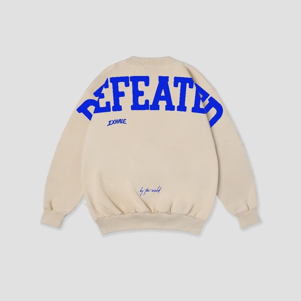 Sweater Kaos Pria Exhale Dftd Khaki