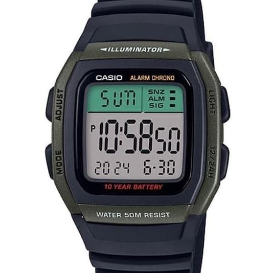 Jam Tangan Pria Digital Casio W-96H-3A /Casio W-96H-3A
