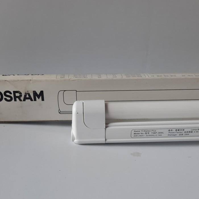 Sukaca - Kap Lampu Tl T5 Komplit Batten 28W 830 865 840 Osram