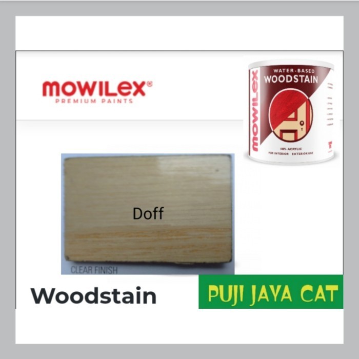 Produk cat politur waterbased mowilex woodstain Clear Finish Doff