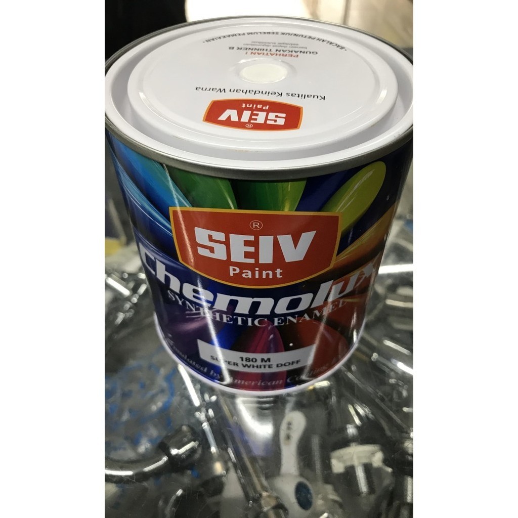 Produk Cat SEIV WHITE DOFF besi kayu Seiv putih doff