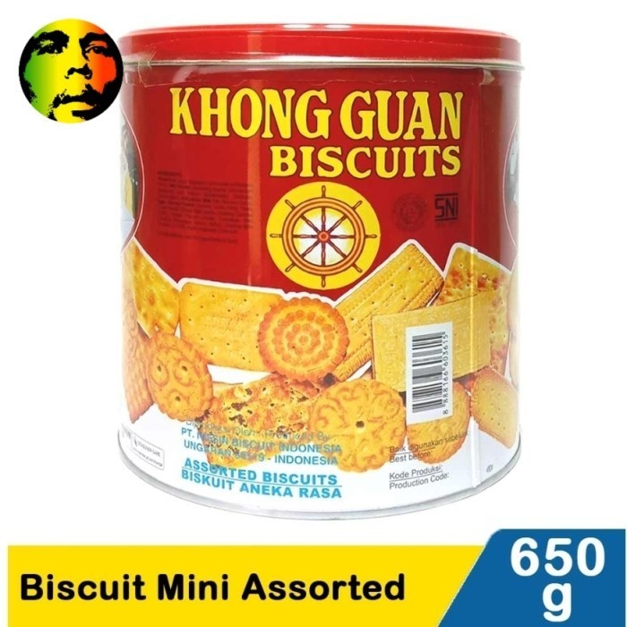 

STOK TERBATAS Khong guan biscuit mini assorted 650gr kaleng