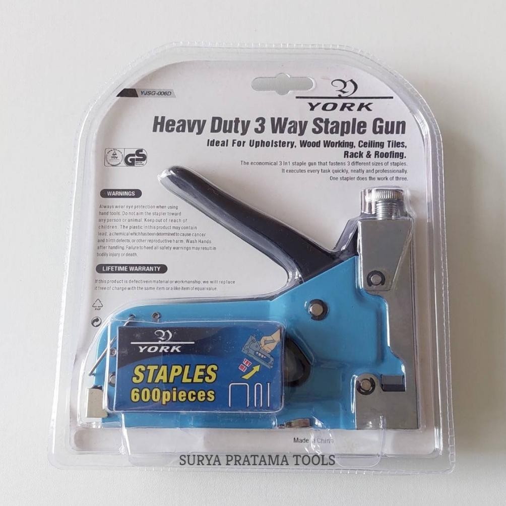 

Er-23 Staples Tembak 3 In 1 Staple Gun Tacker Stapler Hekter Jok Sofa Kulit Heavy Duty York Murah