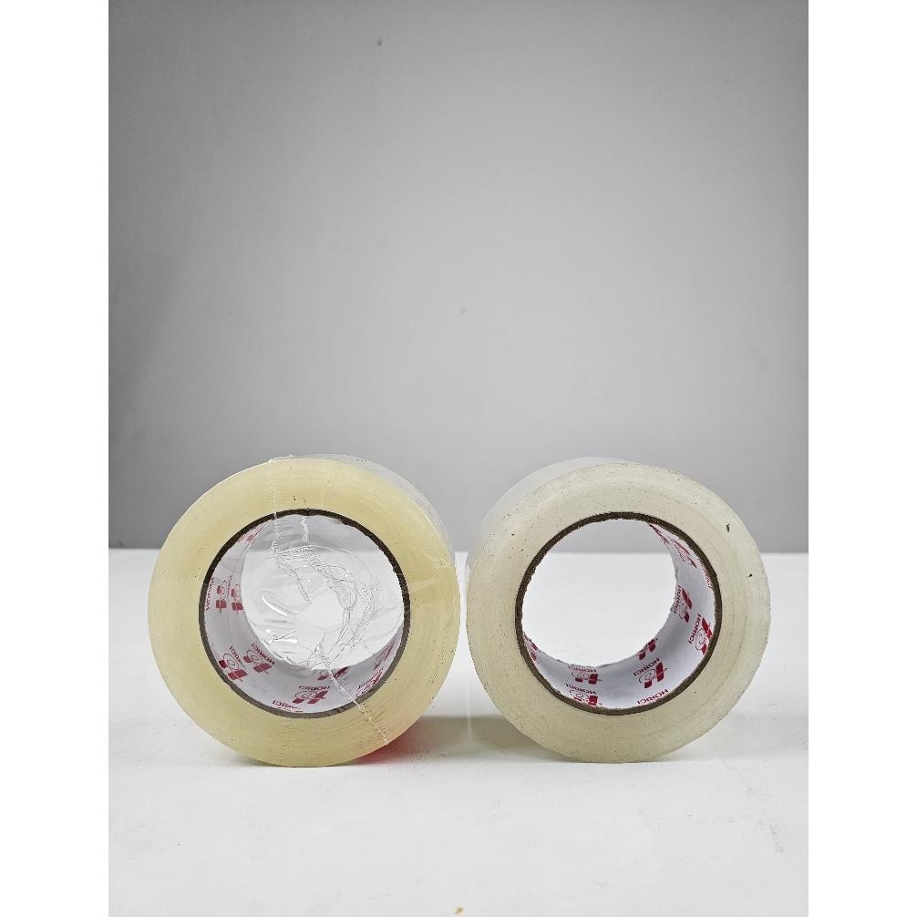 

Gh-45 [1 Roll Isi 7 Pcs] Horici Lakban Opp Bening Coklat 2" Inch 42Mm X 200 Yard Isolasi Bening Coklat Termurah Original