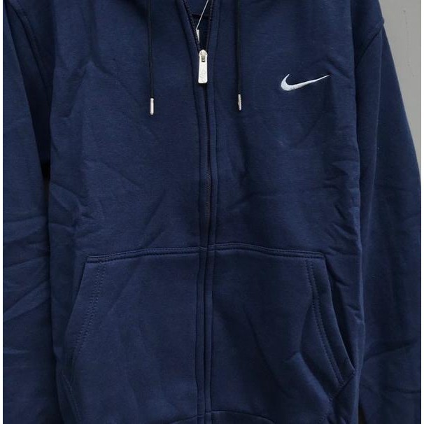 Jaket Jaet Sweater Hoodie Basic Classic Zipper - Blue