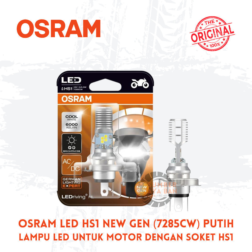 Lampu LED Motor OSRAM HS1 NEW GEN AC/DC – 7285CW Kaki 3