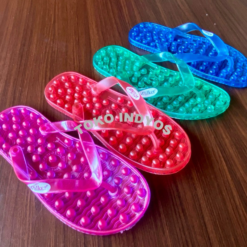 Flatshoes Kerja Nyaman // WALKER DURI BESAR SANDAL REMATIK WANITA