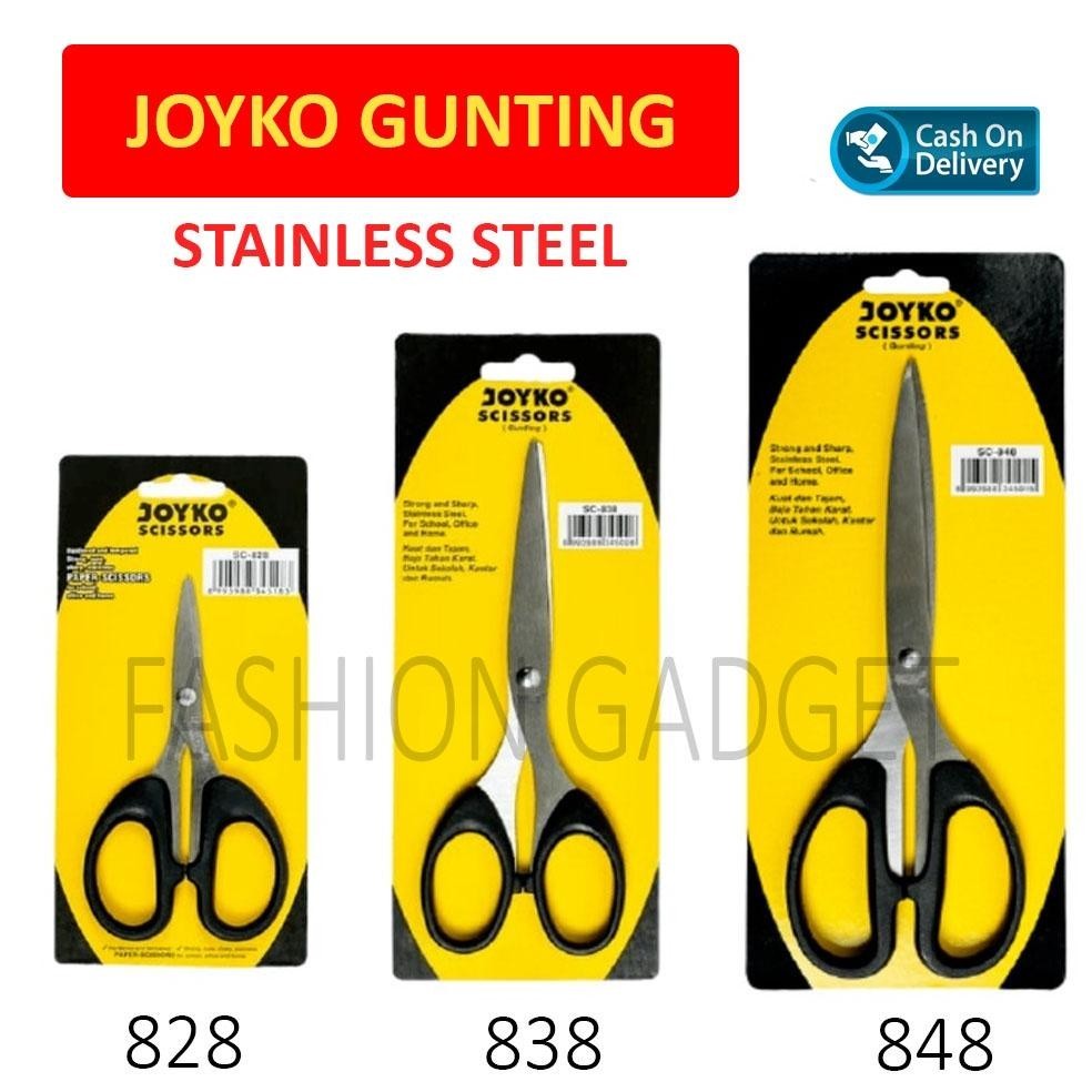 

Big Sale Joyko Gunting Joyko Kecil Sc 828 / Gunting Sedang Sc 838 / Gunting Besar Sc848 Joyko Big Scissor Medium Scissor Small Scissor Gunting Joyko 828 / Gunting Joyko 838 / Gunting Joyko 848