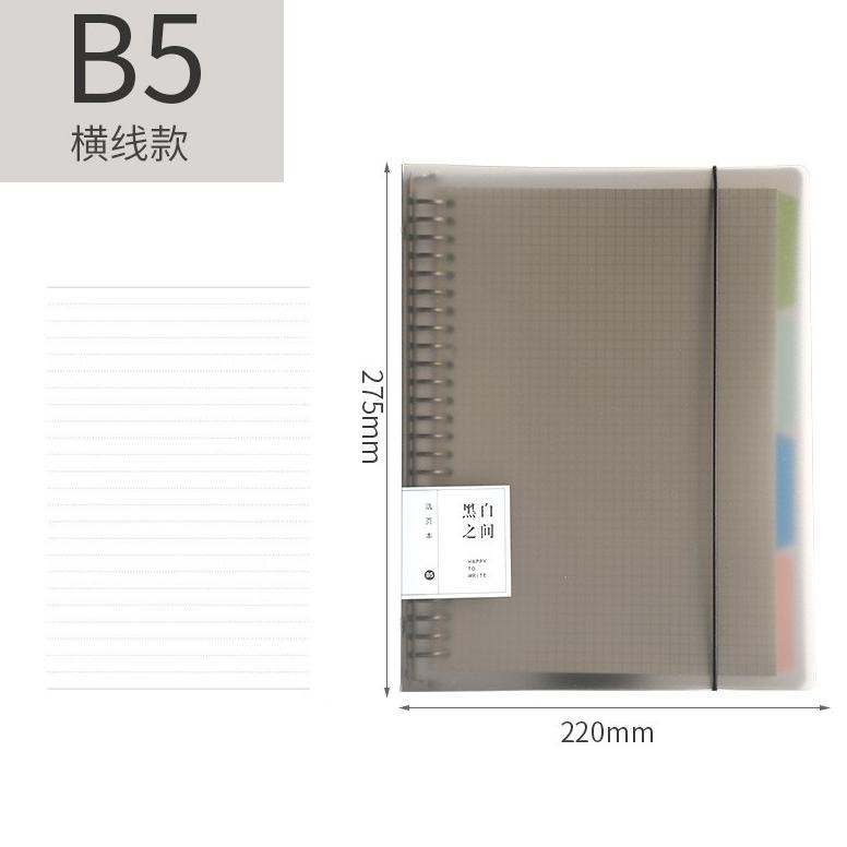 

Original Binder A5/B5 Polos Bening Plastik Tebal Include Kertas Dan Pembatas