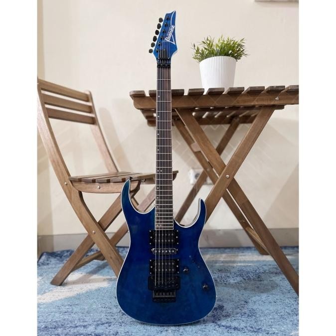 Gitar Listrik Ibanez Premium Biru