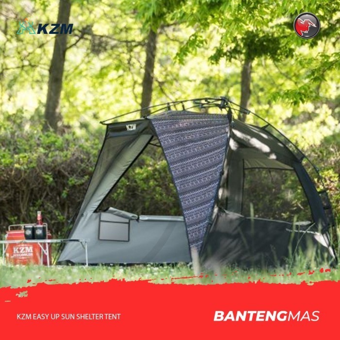 BERKUALITAS KZM Outdoor/Accesories Camping Easy Up Sun Shelter Tent- K8T3T015