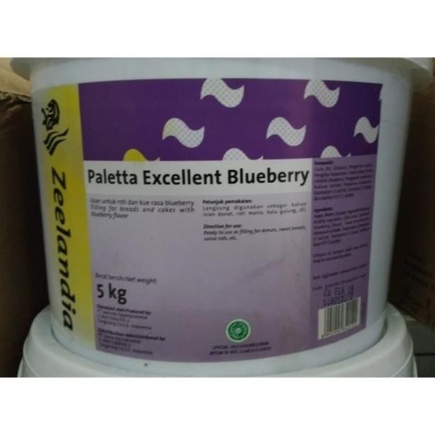 

Selai Paletta Excellent Blueberry - Zeelandia 5Kg Gosend Only!!