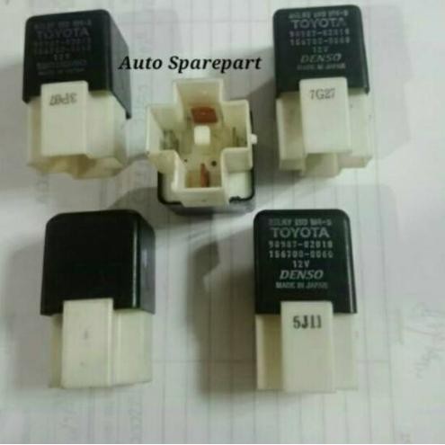 Relay Lampu Toyota Asli 12V 90987-02010 Denso Part 156700-0060 Terbaik