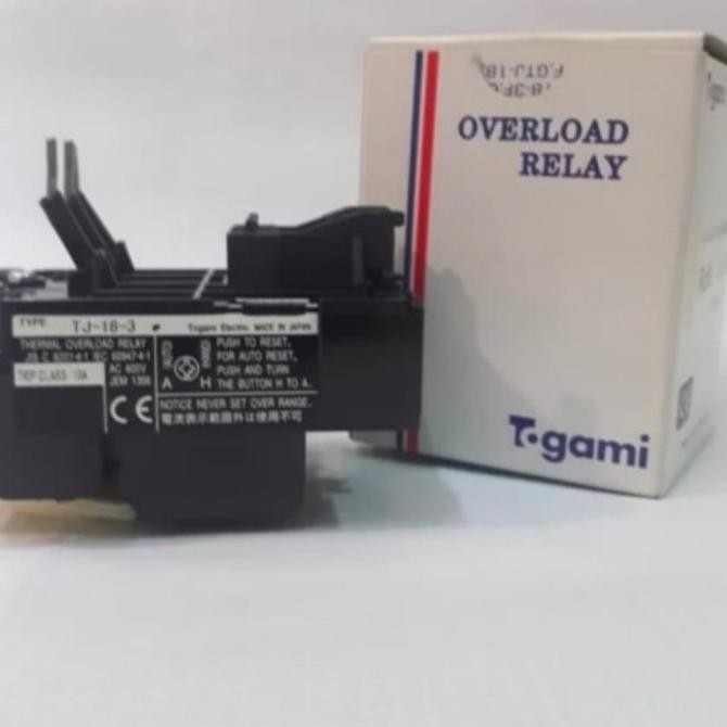 Overload Togami Tj-18-3 4-6A / Overload Relay Termurah