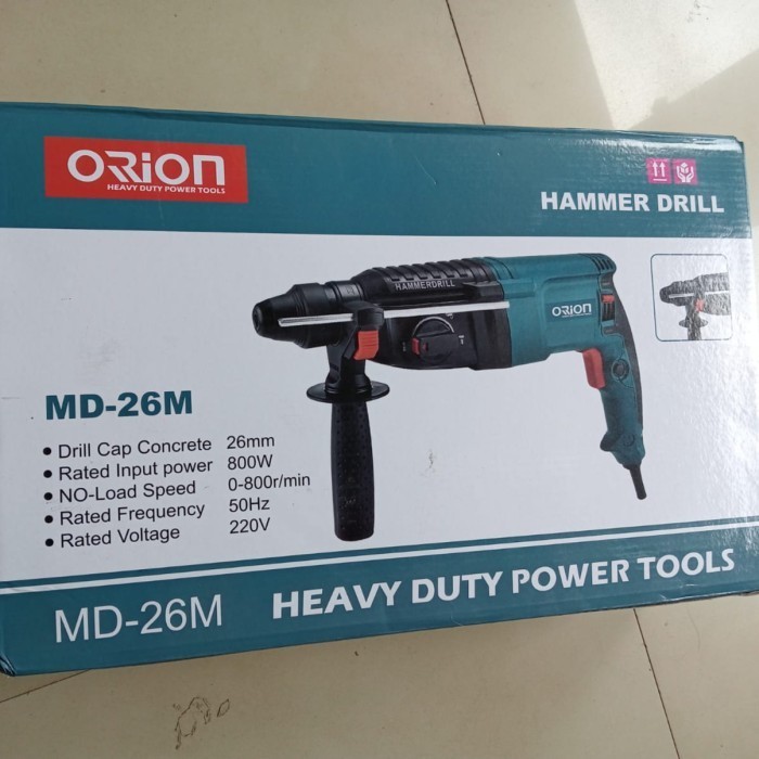 ORION MESIN BOR TEMBOK BETON 26MM ROTARY HAMMER DRILL 26 MM MD-26M