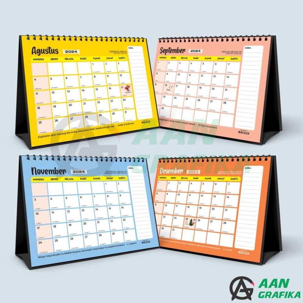 

Fgk-45 Kalender Meja 2024 | Kalender Duduk 2024 Spiral | Schedule & Planner Kode : Mafaza Terbaru