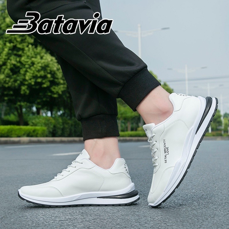 Belanja Batavia Pria Olahraga Shoes White Pria Olahraga Coffee Sepatu Sneakers Sepatu Sekolah Sepatu