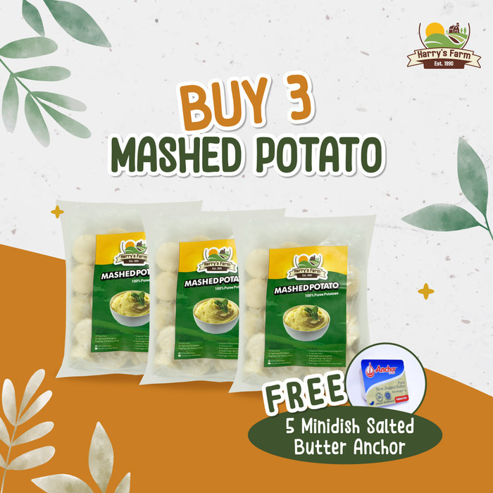 

Terbaru Mashed Potato X Salted Butter Anchor Promo Ready Stok