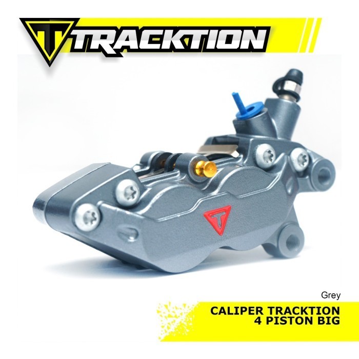 Caliper Tracktion 4 Piston Big Grey