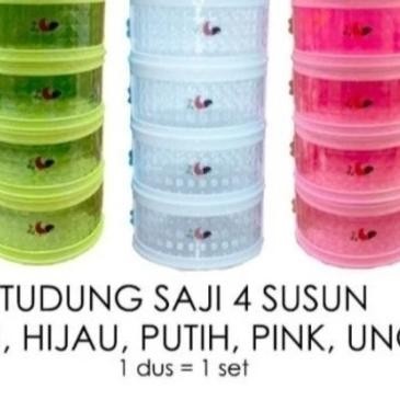 Tudung Saji 4 Susun Diamond Ayam Jago