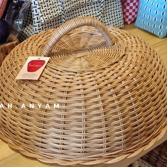 Tudung Saji Rotan | Utup Makanan Rotan | Tudung Saji Anyam Rotan