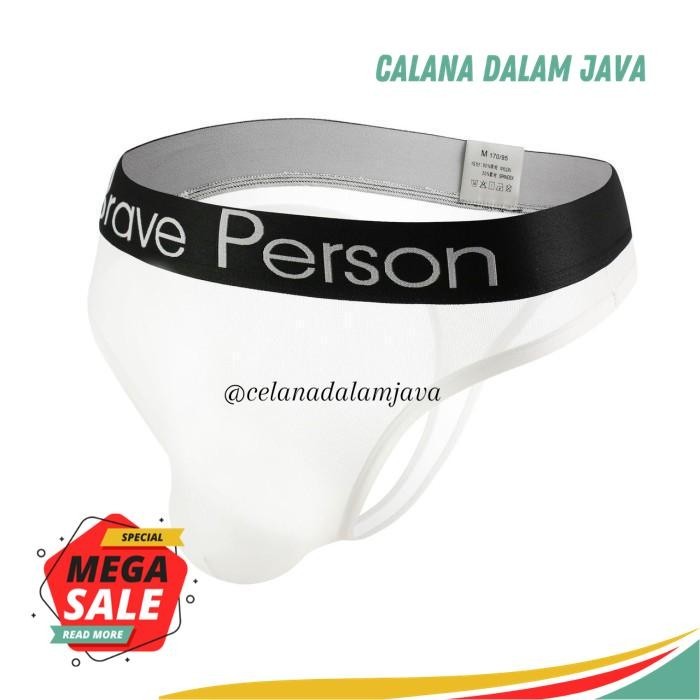 CELANA DALAM PRIA BIKINI THONG TRANSPARAN 6 WARNA BRAVE PERSON  PRODUK TERBAIK 