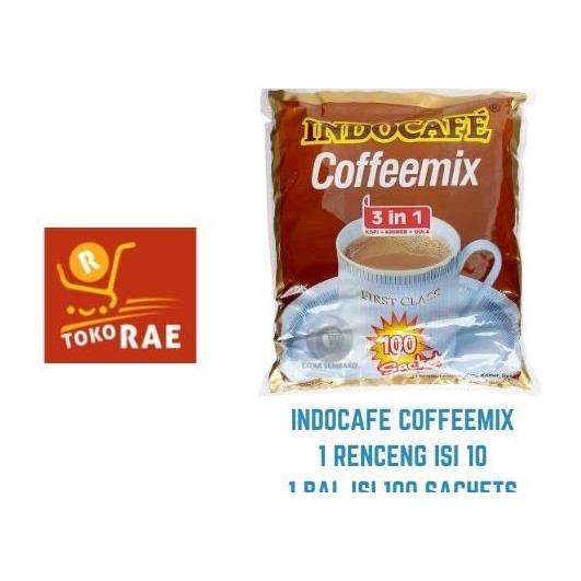 

Indocafe Coffee Mix 1 Pack Isi 10 Renceng X 10 Sachet (100 Sachet)