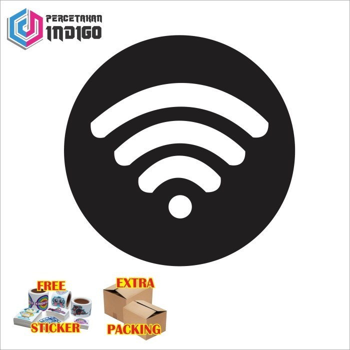 

Promo papan tanda sign board bulat wifii Keren