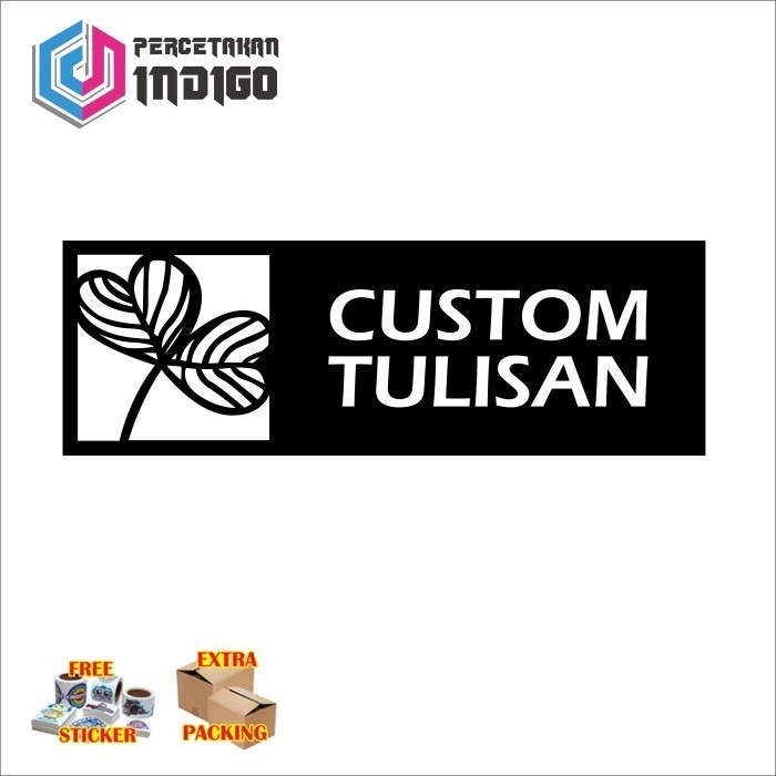 

Terlaris sign papan akrilik acrylic costum tulisan 2 sisi rantai Keren