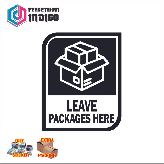 

Promo sign papan akrilik acrylic leave packages here Keren