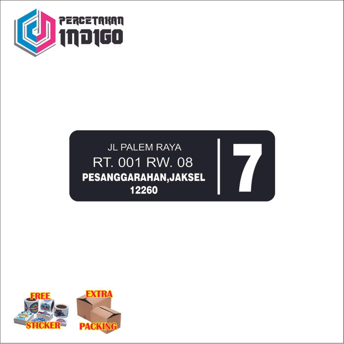 

Grosir sign papan akrilik acrylic rt 01 rw 08 7 Keren