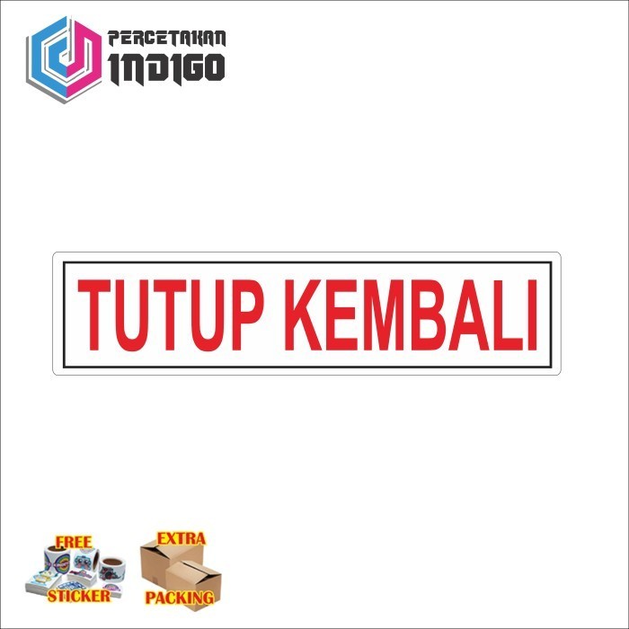 

Terlaris sign papan akrilik acrylic tutup kembali Keren