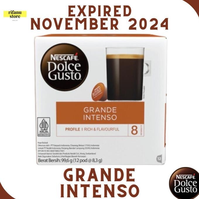 

Nescafe Dolce Gusto Grande Intenso Capsule Coffee Ndg 1 Box Original