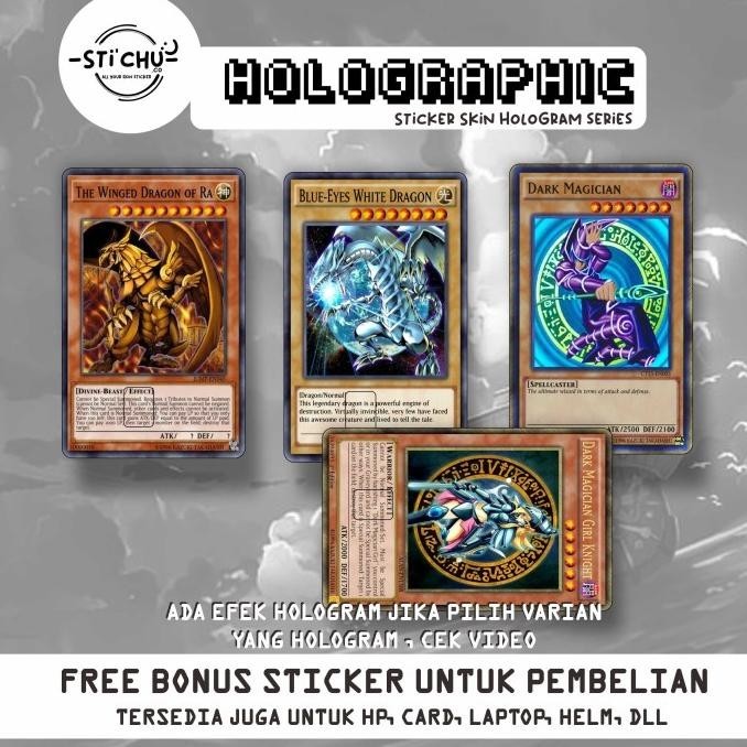 

Sticker Kartu Atm Skin Card HOLOGRAM YUGI OH card flazz emoney dll Evvarisk