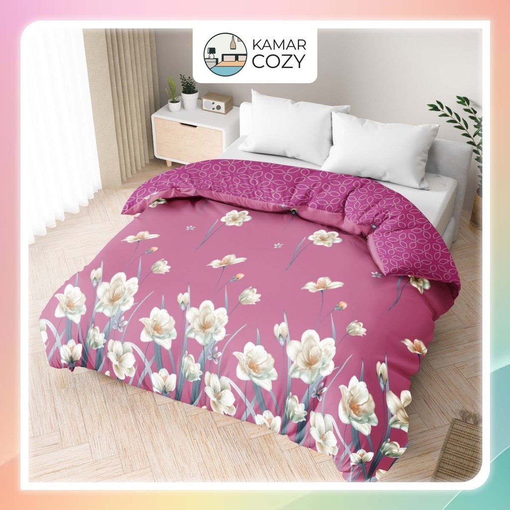 Kintakun DLUXE Bed Cover Only / Selimut Tebal / Comforter 180 x 200 King Ervina Aesthetic Badcover E