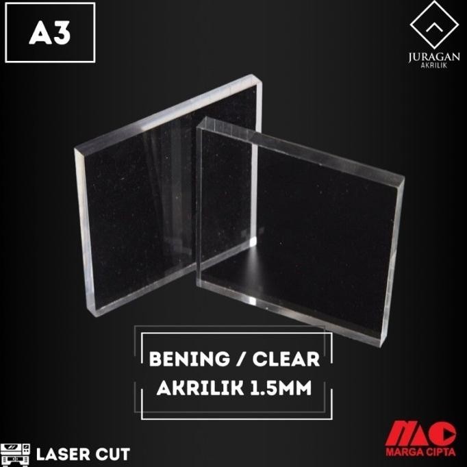 

READY Akrilik Bening A3 1.5mm