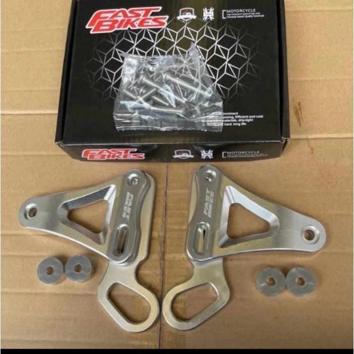 Breket Kupingan Lampu Bulat Model Ninja Cnc Fast Bikes Universal