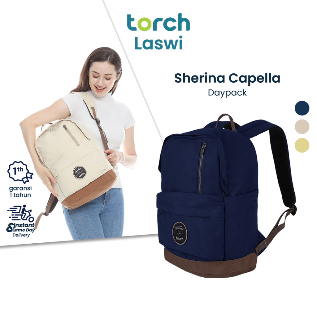 TORCH  Tas Sekolah Backpack Laptop Taslan - Capella - Petualangan Sherina X TORCH