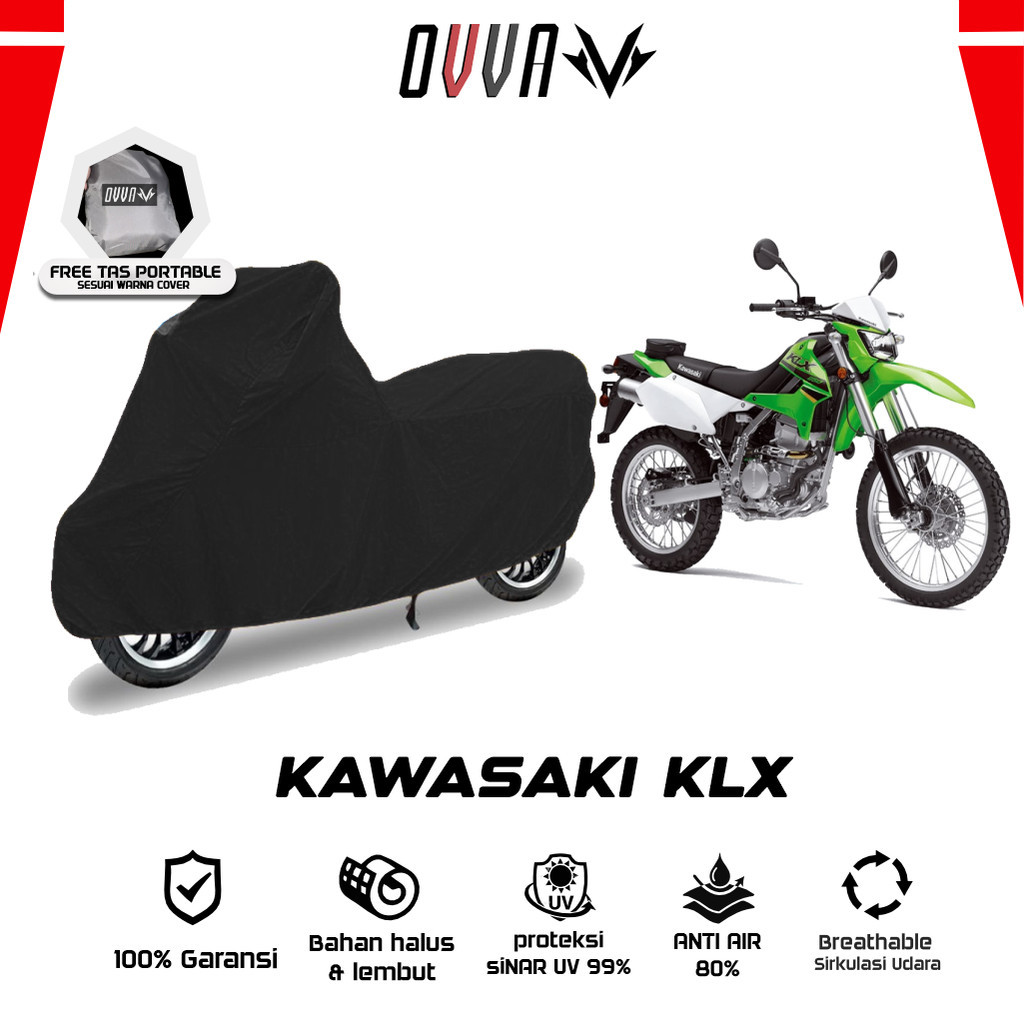 Cover Motor Kawasaki KLX All type / Sarung Motor KLX 150 200 250 / Tutup Kawasaki KLX / Pelindung Mo