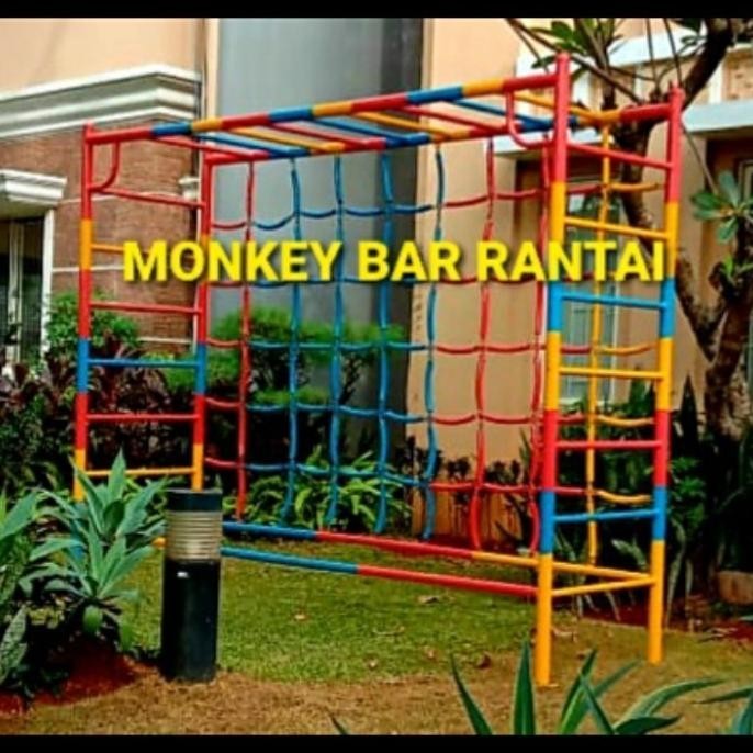 MONKEY BAR RANTAI. Arena Bermain Anak. Besi GALVANIS