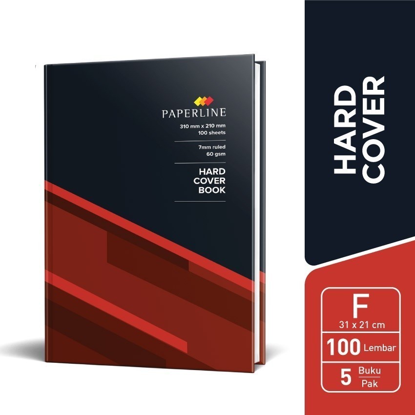 

[Pelangi Stationery] Paperline Hard Cover Pro Edition 100 F - PPL HC PRO 100 F