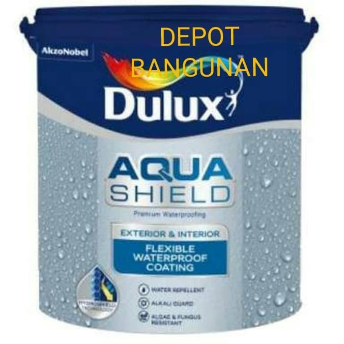 Cat Tembok Dulux Aquashield Waterproofing Exterior Ready Mix 20 Kg