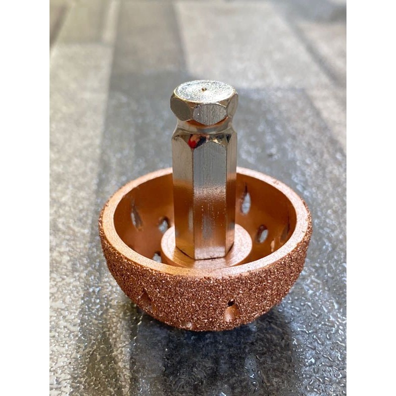 Original Mata Kerok Ban Gerinda Angin Tungsten Mangkok Kasar Tambal Ban Grinding Head Alat Kerok Ban