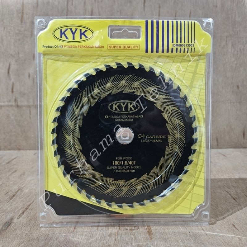 Original Kyk Hitam 7X40 Mata Circular Saw Kyk 7 40T Hitam - Saw Blade Kyk 740