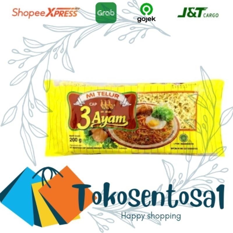 

mie tiga ayam / mie aa / 1 DUS