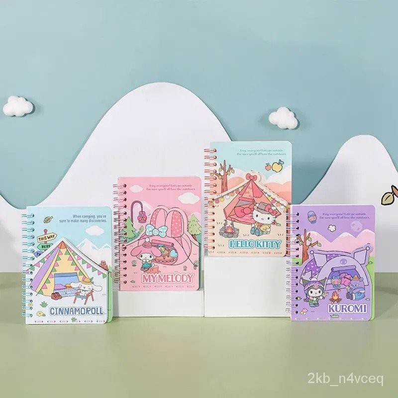 

Sanrio A6 Coil Book Kuromi Mymelody Cinnamoroll Hellokitty Kawaii Learning Stationery Notebook Unique Cover Design for Students D7JQ