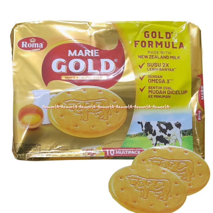 

PRODUK TERBATAS Roma Marie Gold 240gr Biskuit Roma Susu Biscuit Marie Regal Bulat