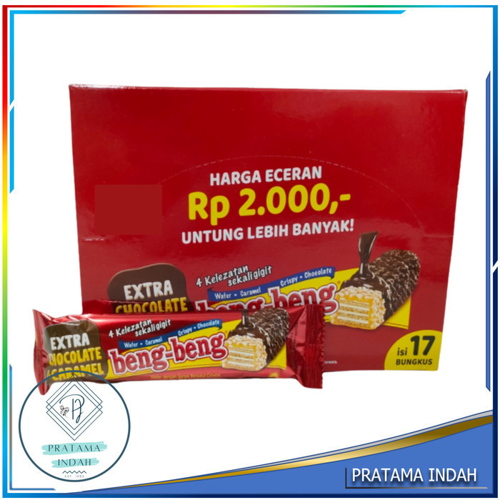 

NEW BENG BENG WAFER COKELAT KEMASAN BARU ! ( 17 pcs x 25 gram )