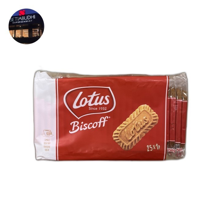 

TERPERCAYA LOTUS BISCOFF BISCUIT 156 GR